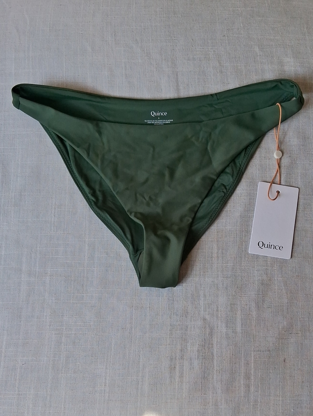 Quince Italian Green Bikini Bottom S